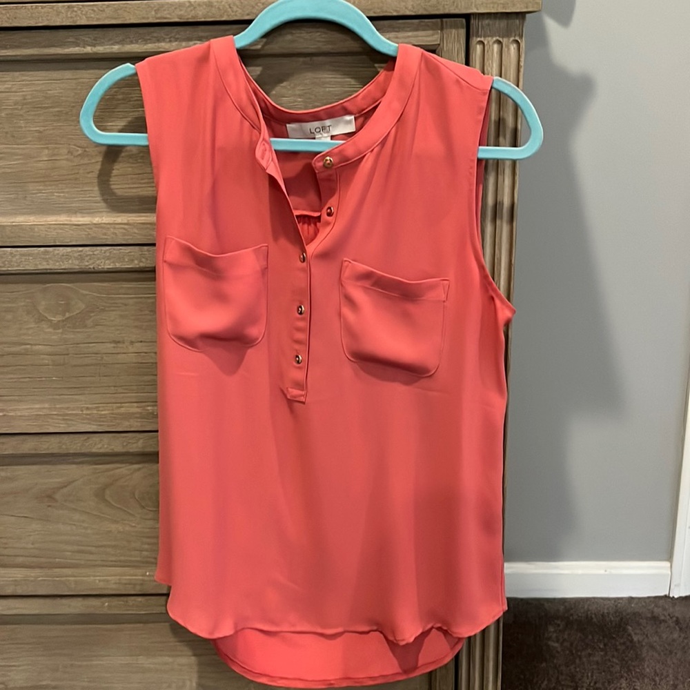 Loft pink tank
